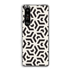 Crazy pattern: Sony Xperia 1 III Transparant Hoesje