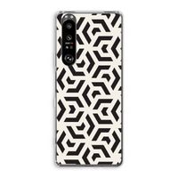 Crazy pattern: Sony Xperia 1 III Transparant Hoesje