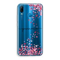 Hartjes en kusjes: Huawei P20 Lite Transparant Hoesje