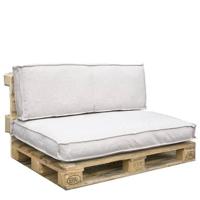 In The Mood Collection Mick Palletkussens - L120 cm - Beige