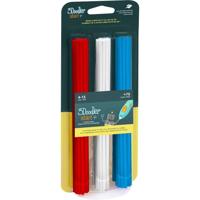 3Doodler 3DS-ECO-MIX1-75 Start Mix 1 Filament PLA kunststof Rood, Wit, Blauw 75 stuk(s) 3Doodler 3DS-ECO-MIX1-75 Start Mix 1 Filament PLA kunststof Rood, Wit, Blauw 75 stuk(s)
