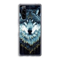 Darkness Wolf: Sony Xperia 5 Transparant Hoesje