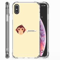 Apple iPhone X | Xs Stevig Bumper Hoesje Monkey