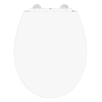 Toiletbril Schutte Lupos Softclose en LED-nachtverlichting Wit Schutte