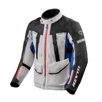 REV'IT! Sand 4 H2O Jacket, Textiel motorjas heren, Zilver Blauw - thumbnail