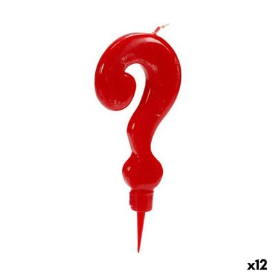 Kaars ? Verjaardag Rood (12 Stuks)