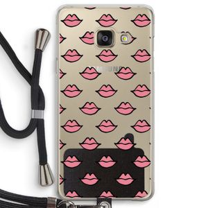 Lipjes: Samsung Galaxy A3 (2016) Transparant Hoesje met koord