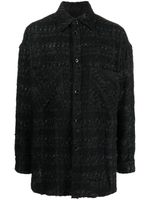 Faith Connexion chemise en tweed - Noir