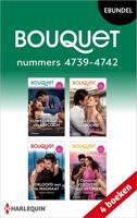 Bouquet e-bundel nummers 4739 - 4742 - Pippa Roscoe, Lynne Graham, Melanie Milburne, Caitlin Crews - ebook