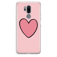Hartje: LG G7 Thinq Transparant Hoesje
