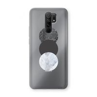 Marmeren cirkels: Xiaomi Redmi 9 Transparant Hoesje
