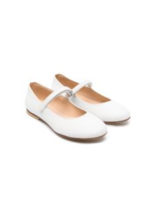 Andrea Montelpare ballerines en cuir - Blanc