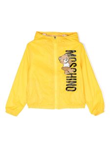 Moschino Kids veste Teddy Bear à capuche - Jaune