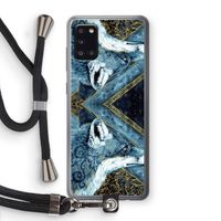 Golden Fox: Samsung Galaxy A31 Transparant Hoesje met koord
