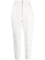 Ba&Sh pantalon court Omny à taille élastiquée - Blanc