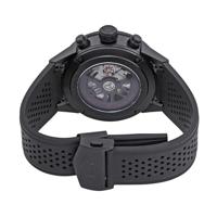 Horlogeband Tag Heuer FT6088 Rubber Zwart - thumbnail