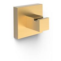 Handdoek haak Cuadro | Wandmontage | 5 cm | Enkel haaks | 24k Goud mat