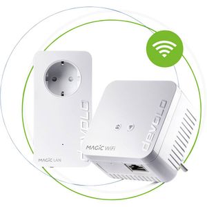 Devolo Magic 1 WiFi mini Starter Kit NL Powerline WiFi starterkit 8566 NL Powerline, WiFi 1200 MBit/s