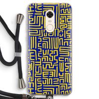 Majorelle Blue Print: Xiaomi Redmi 5 Transparant Hoesje met koord