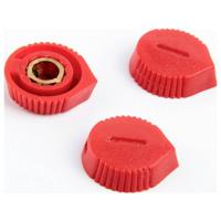 Supertronic PA111R-S Instelknop Rood 1 stuk(s)