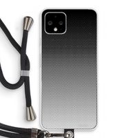 Musketon Halftone: Pixel 4 Transparant Hoesje met koord Musketon Halftone: Pixel 4 Transparant Hoesje met koord