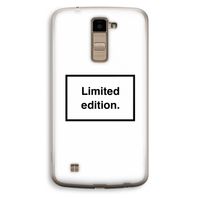 Limited edition: LG K10 (2016) Transparant Hoesje