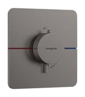 Hansgrohe ShowerSelect Comfort Q thermostaat inbouw, Brushed Black Chrome