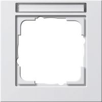 109122  - Frame 1-gang white 109122 - thumbnail