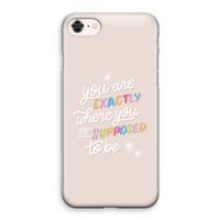 Right Place: iPhone 8 Transparant Hoesje