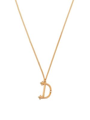 Emanuele Bicocchi D alphabet-pendant necklace - Or
