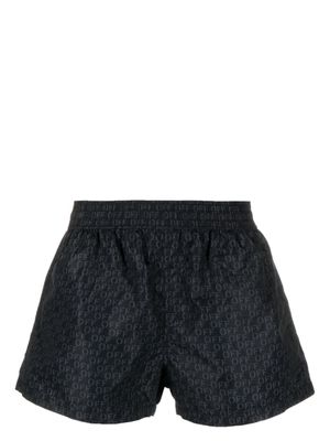 Off-White short de bain à motif monogrammé - Noir