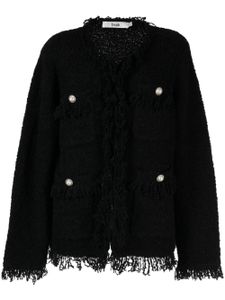 b+ab cardigan à bords francs - Noir