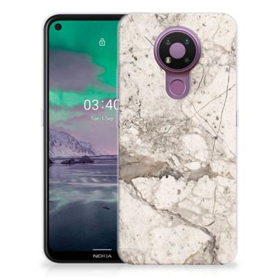 Nokia 3.4 | TPU | Siliconen hoesje | Marmer Beige