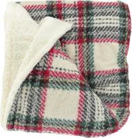 Unique Living plaid Eloise 160 x 130 cm dove white