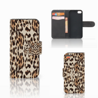 Apple iPhone 5C Telefoonhoesje met Pasjes Leopard - thumbnail