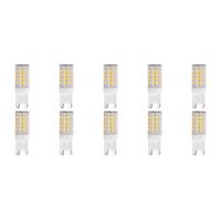 LED Lampen Set van 10 - G9 Fitting - 3.5W - Helder Wit 6500K - Vervangt 30W
