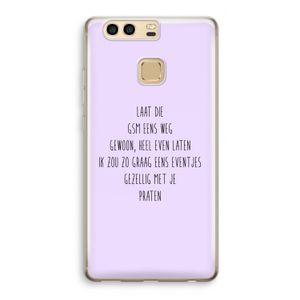 GSM: Huawei P9 Transparant Hoesje