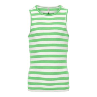Kids ONLY zomer top meisjes - rib gestreept - groen - Kogkenya