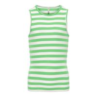 Kids ONLY zomer top meisjes - rib gestreept - groen - Kogkenya