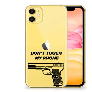 Apple iPhone 11 Silicone-hoesje Pistol DTMP