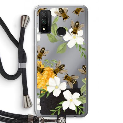 No flowers without bees: Huawei P Smart (2020) Transparant Hoesje met koord