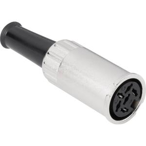 BKL Electronic 0202010 DIN-connector Bus, recht Aantal polen: 5 Zilver 1 stuk(s)