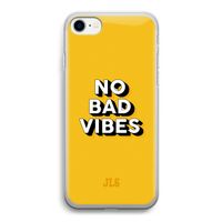 No Bad Vibes: iPhone SE 2020 Transparant Hoesje