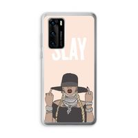 Slay All Day: Huawei P40 Transparant Hoesje