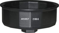 HAZET Oliefitersleutel 2169-6 · 1/2 inch (12,5 mm) vierkant hol · Buiten-16-kant-profiel · SW 86 mm