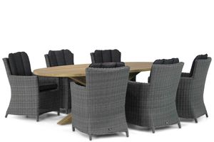 Garden Collections Venerdi/Boston 240 cm ovaal dining tuinset 7-delig