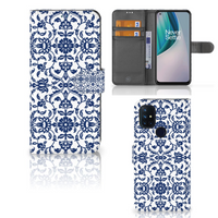 OnePlus Nord N10 Hoesje Flower Blue