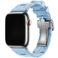 Apple Watch Sport Hermès Kilim Single Tour - Licht Blauw - 38, 40, 41 & 42mm Apple Watch Sport Hermès Kilim Single Tour - Licht Blauw - 38, 40, 41 & 42mm