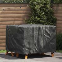 Hoes voor tuinmeubelen Zwart 113 x 113 x 73 cm 600D