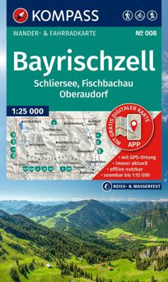 Wandelkaart 008 Bayrischzell | Kompass